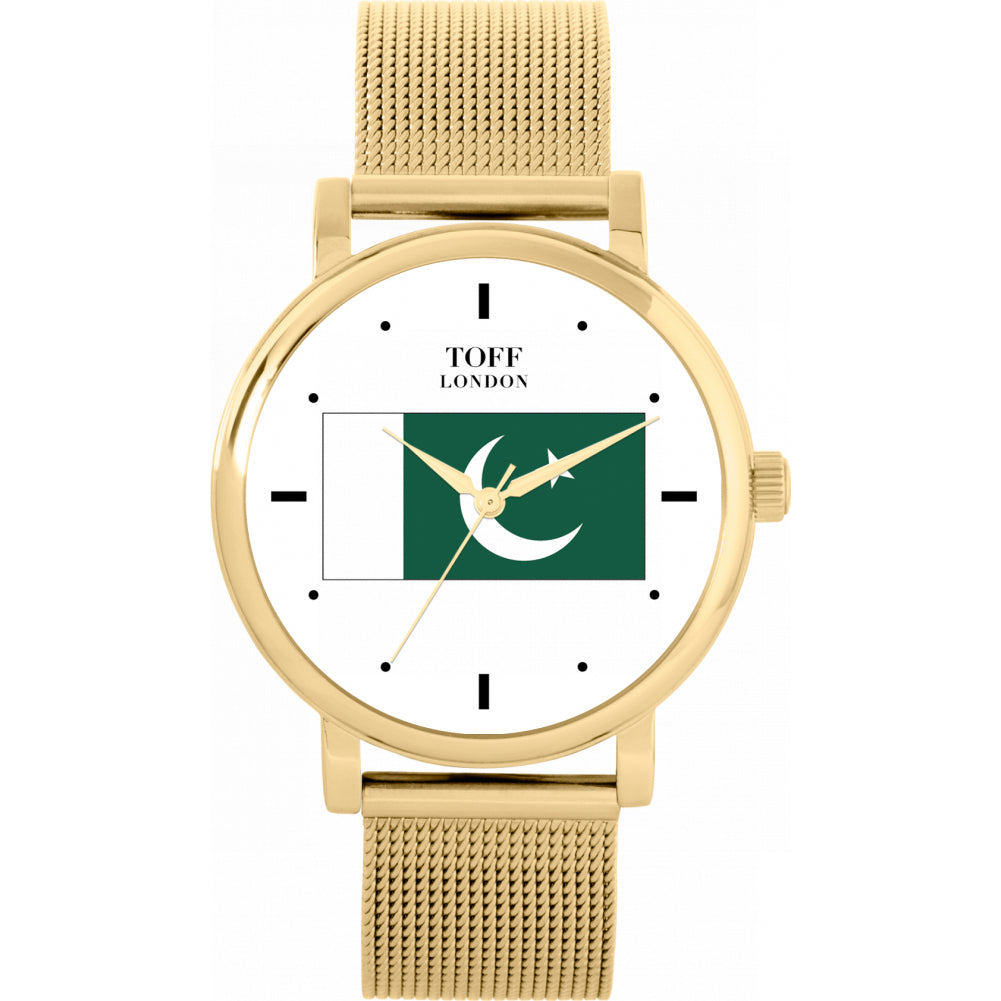 Ladies Pakistan Flag Watch