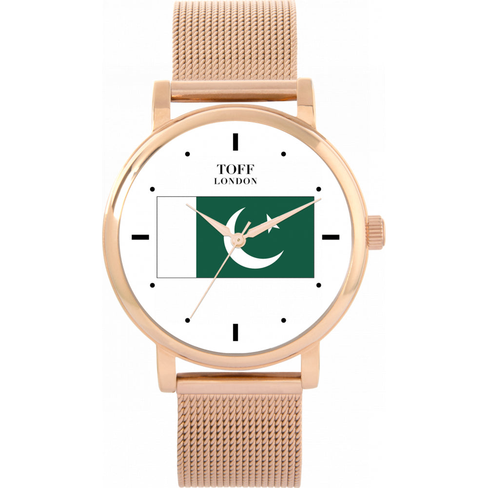 Ladies Pakistan Flag Watch