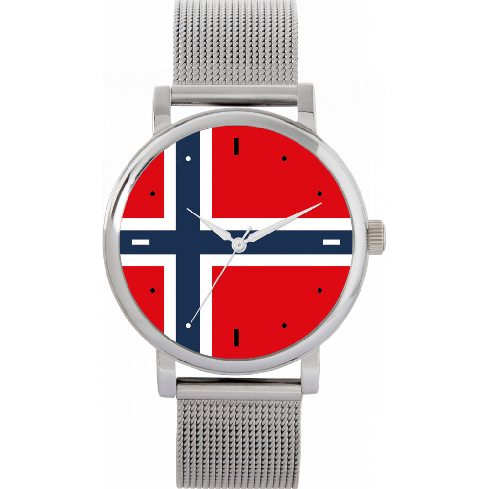 Ladies Norway Flag Watch