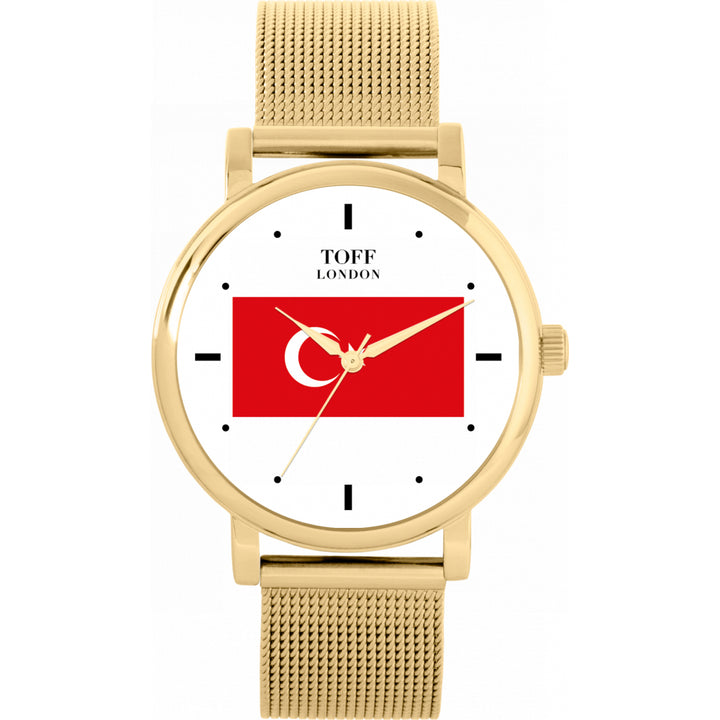 Ladies Turkey Flag Watch