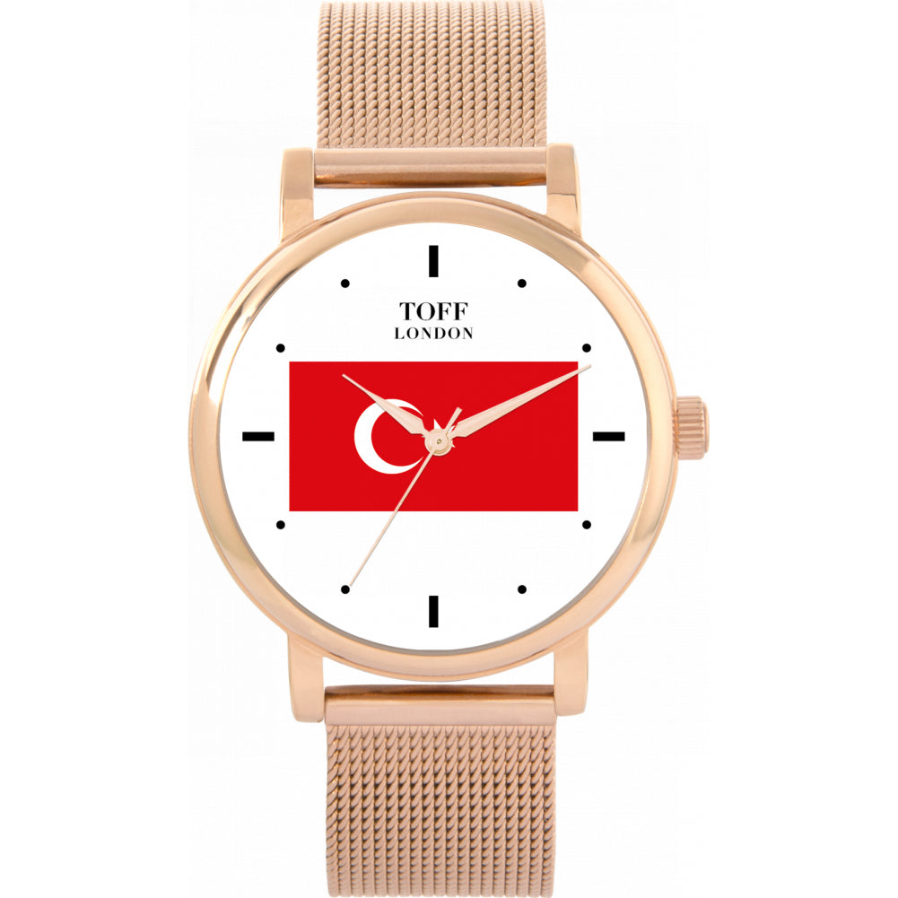 Ladies Turkey Flag Watch