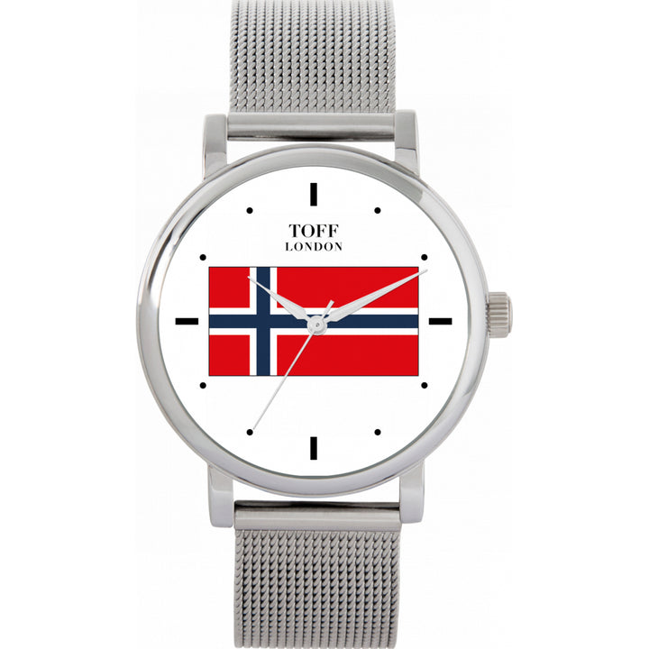 Ladies Norway Flag Watch