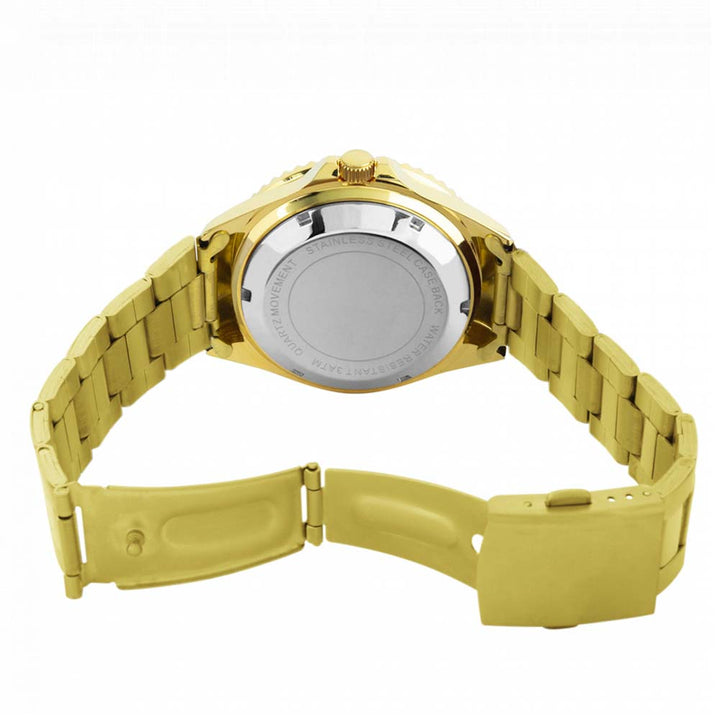 Mens Green and Black Weed Watch