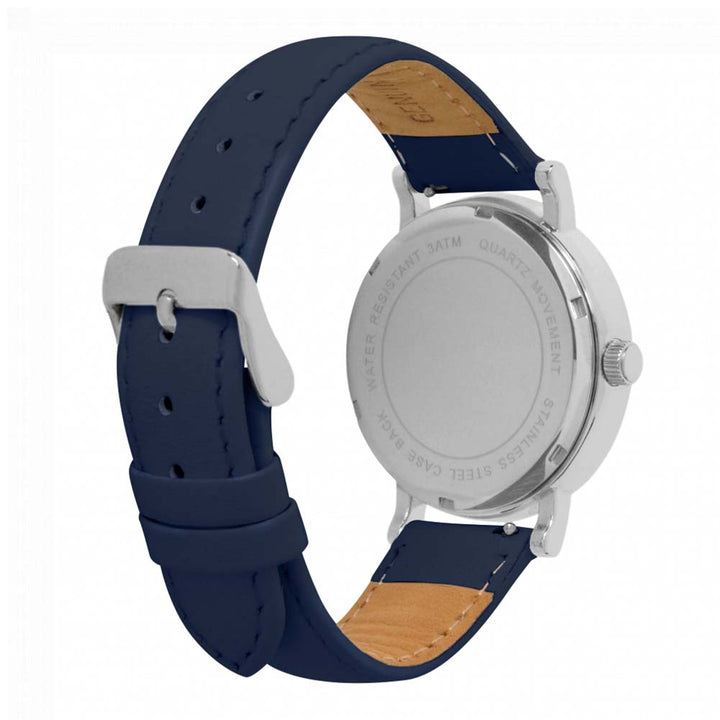 Ladies Black and White Cat Watch