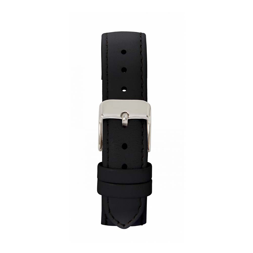 Leather Strap with Silver Buckle