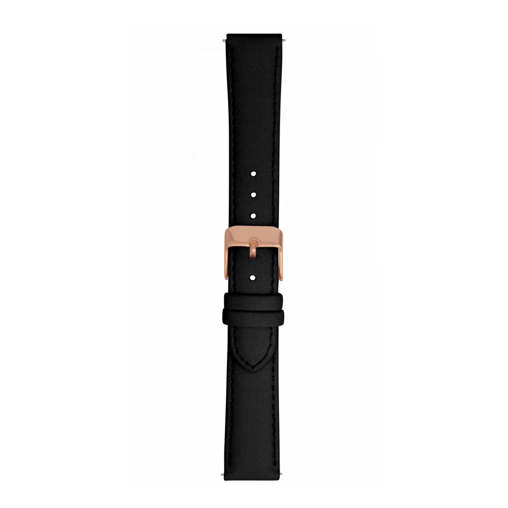Leather Strap with Rose Gold Buckle