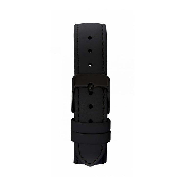 Leather Black Strap with Black Buckle