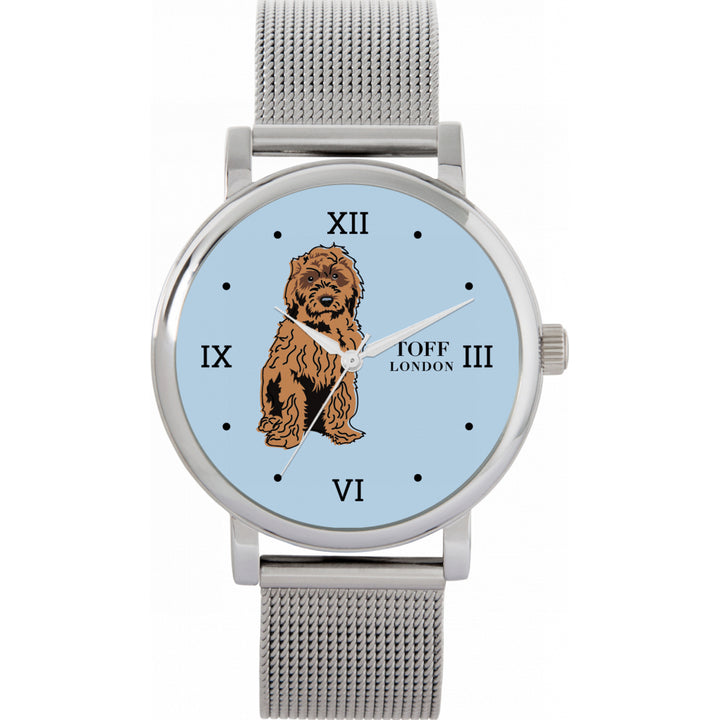 Ladies Brown Cockapoo Dog Watch