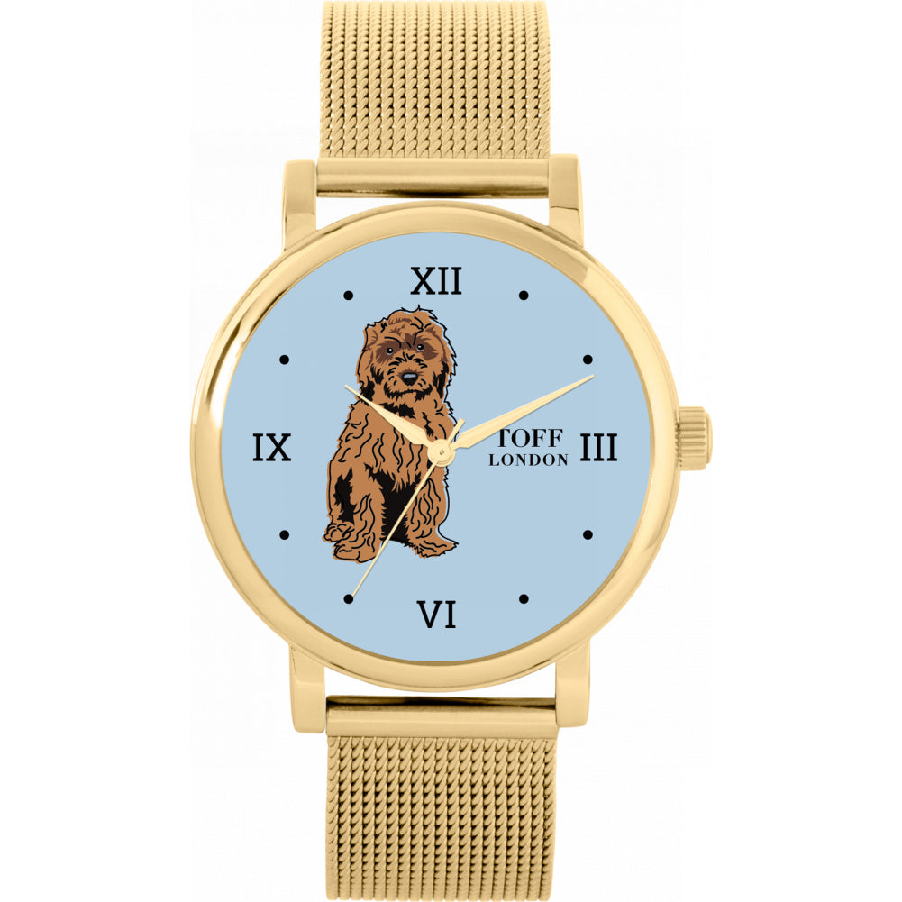 Ladies Brown Cockapoo Dog Watch