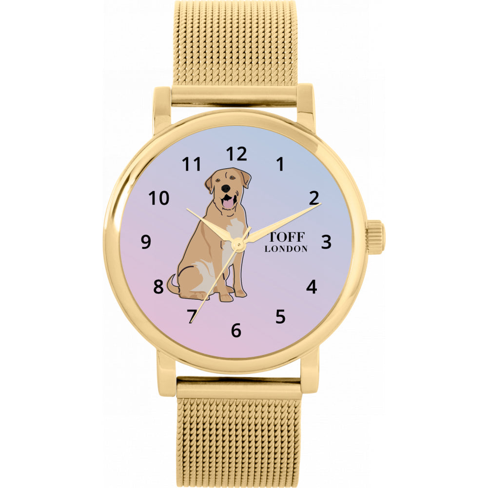 Ladies Tan Labrador Retriever Dog Watch