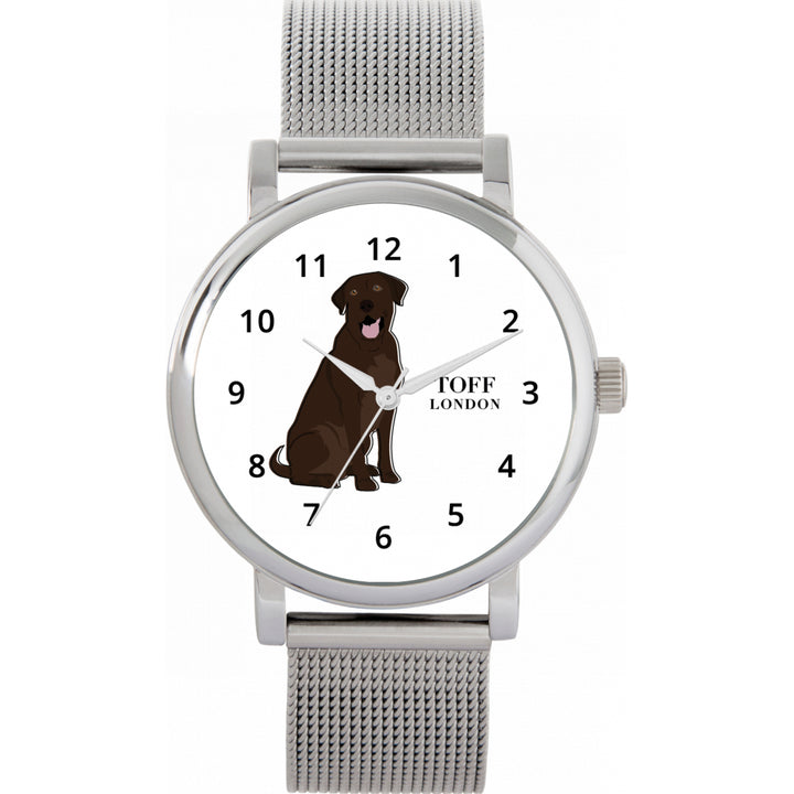 Ladies Brown Labrador Retriever Dog Watch