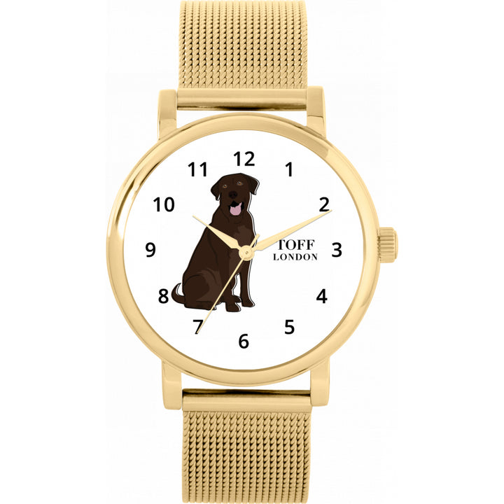 Ladies Brown Labrador Retriever Dog Watch