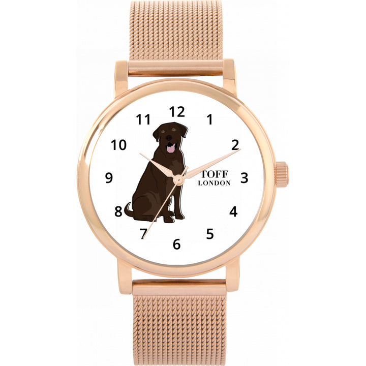 Ladies Brown Labrador Retriever Dog Watch