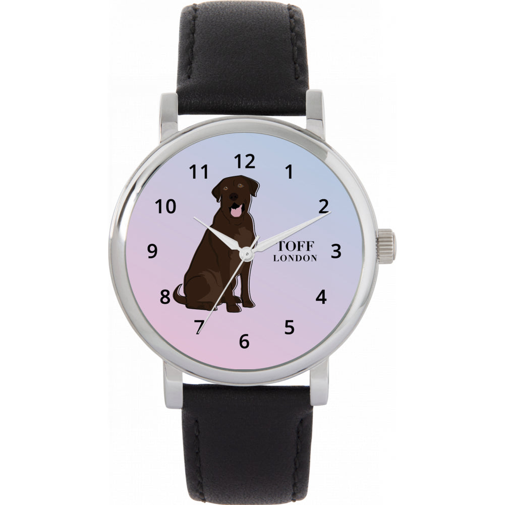 Ladies Brown Labrador Retriever Dog Watch