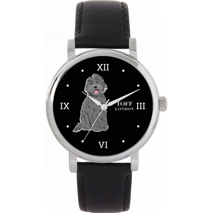 Ladies Grey Labradoodle Dog Watch