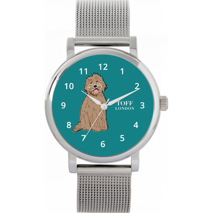 Ladies Brown Labradoodle Dog Watch