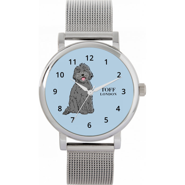 Ladies Grey Labradoodle Dog Watch