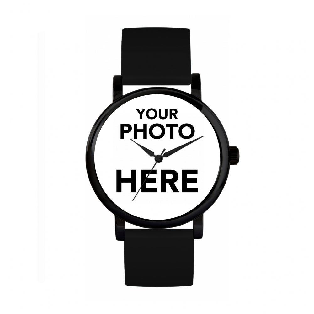 Ladies Personalised Photo Engraved Gift Watch
