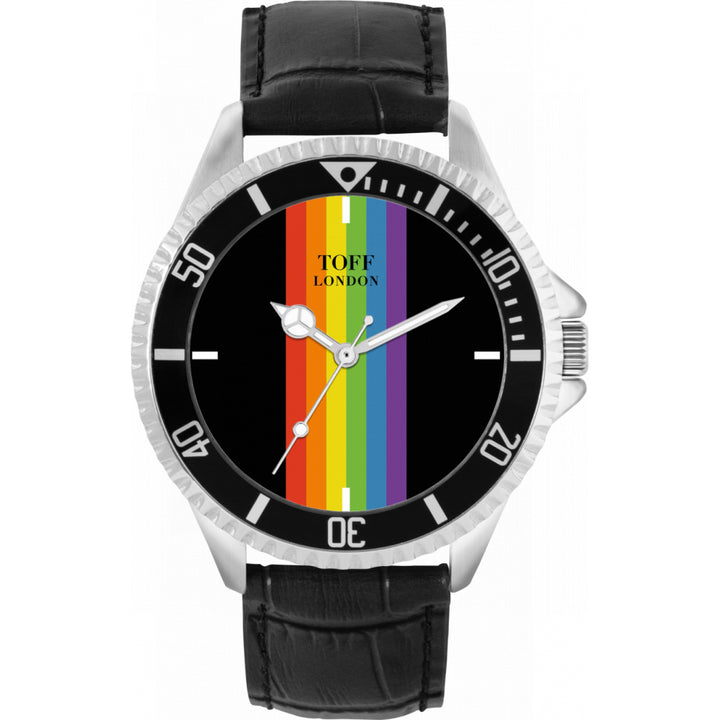 42mm Pride Linear Black Batons Watch