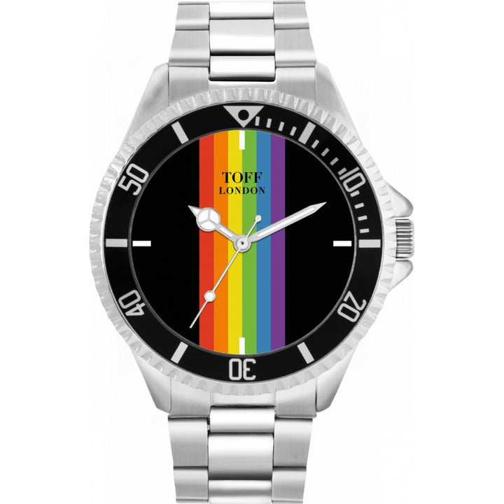 42mm Pride Linear Black Batons Watch