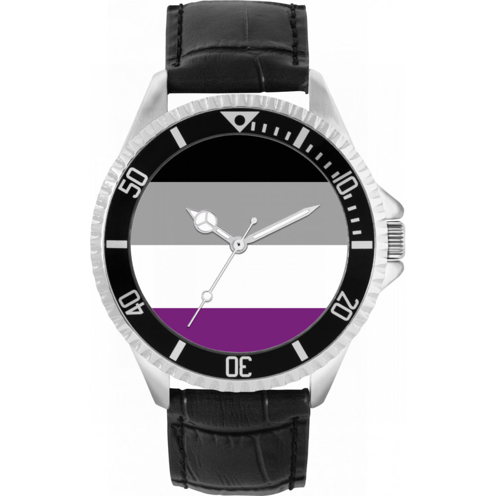 42mm Pride Asexual Flag Watch