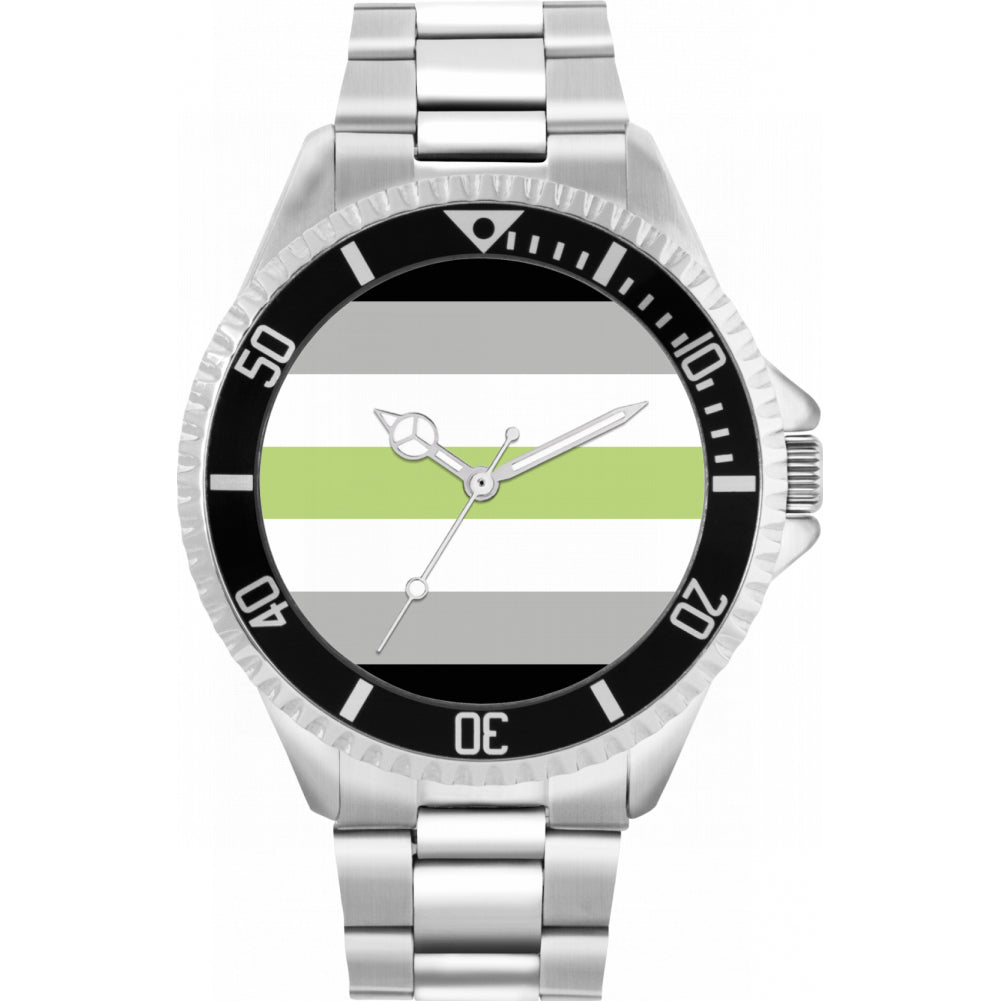 42mm Pride Agender Flag Watch