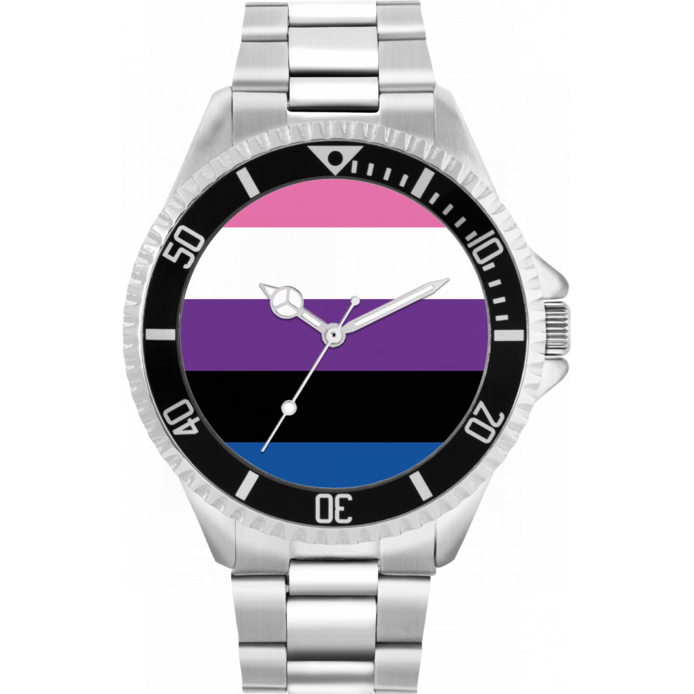 42mm Pride Genderfluid Flag Watch