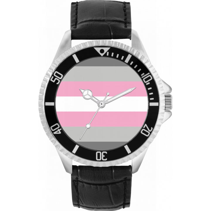 42mm Pride Girl Demigender Flag Watch