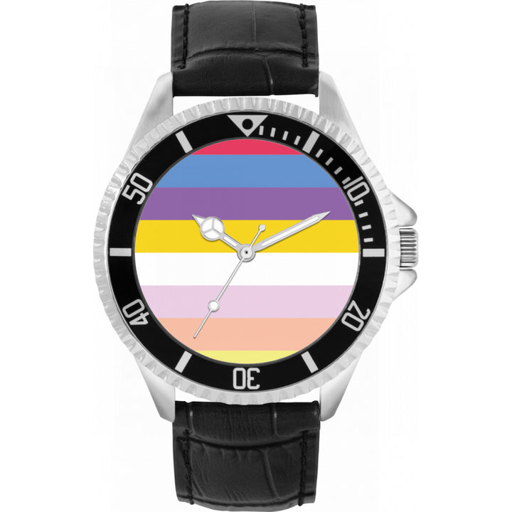 42mm Pride Pangender Flag Watch