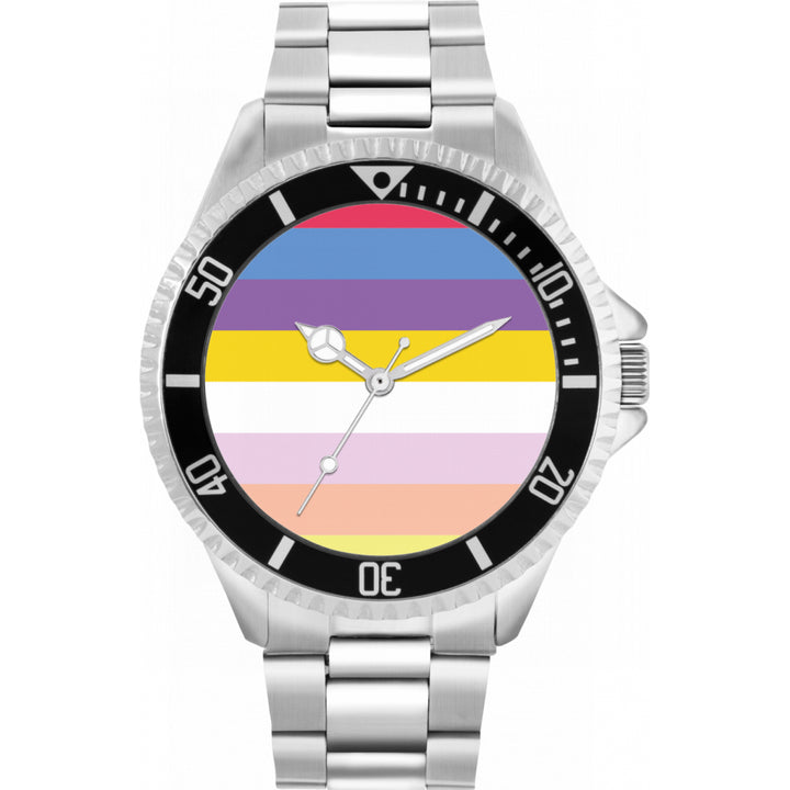 42mm Pride Pangender Flag Watch