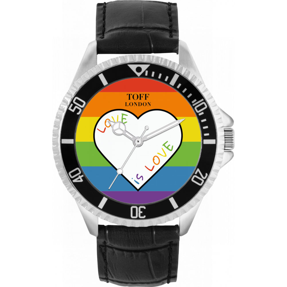 42mm Pride Heart Love is Love Watch
