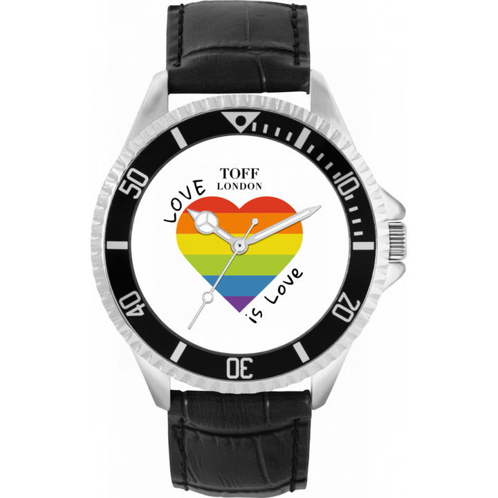 42mm Pride Heart Love Is Love Watch