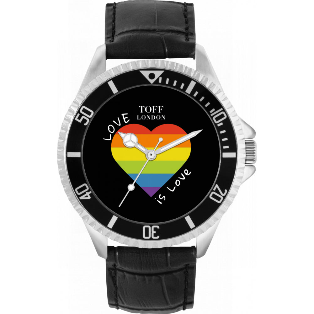 42mm Pride Heart Love Is Love Watch