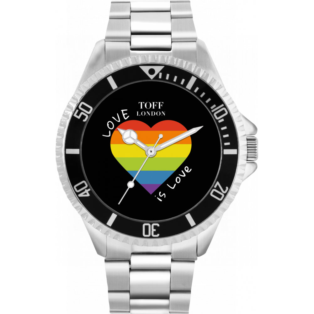 42mm Pride Heart Love Is Love Watch