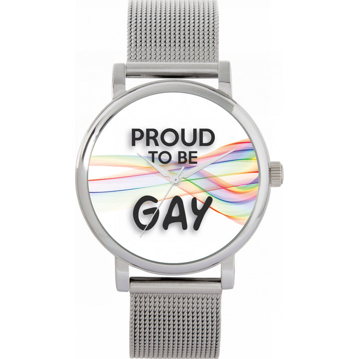 38mm Pride Rainbow Ribbon Proud Watch