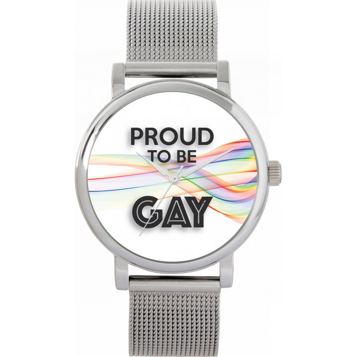 38mm Pride Rainbow Ribbon Proud Watch