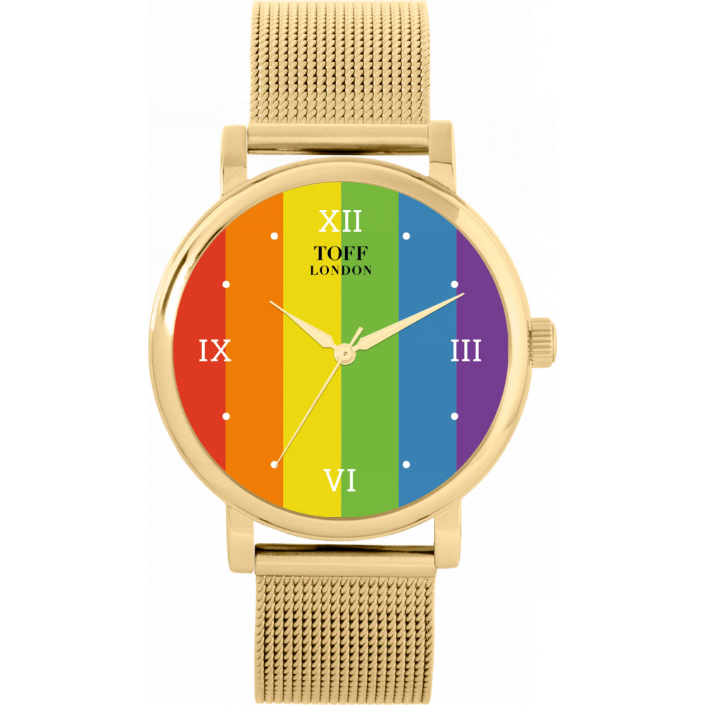 38mm Pride Vertical Batons Watch