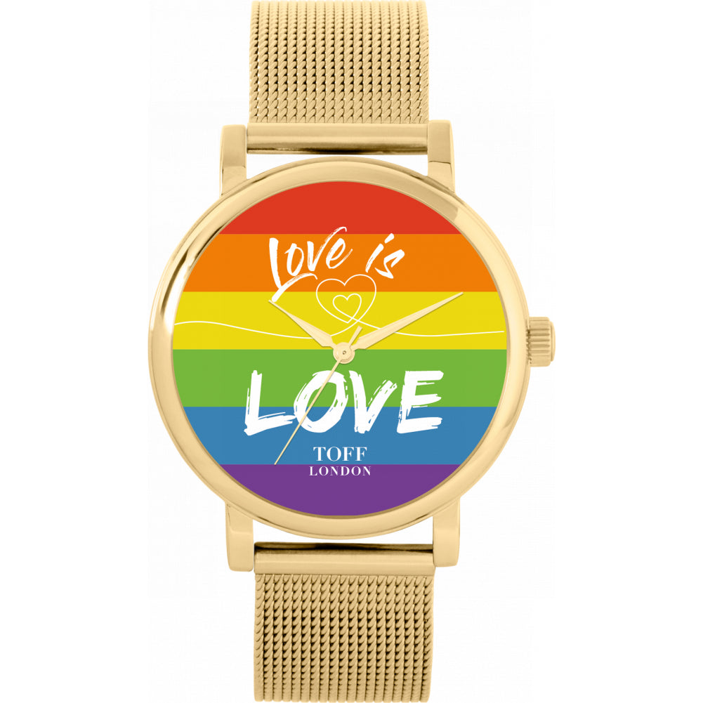 38mm Pride Love is Love Watch
