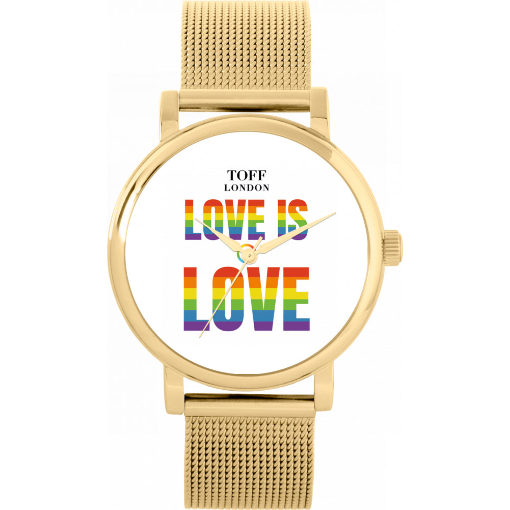 38mm Pride Love Is Love Watch
