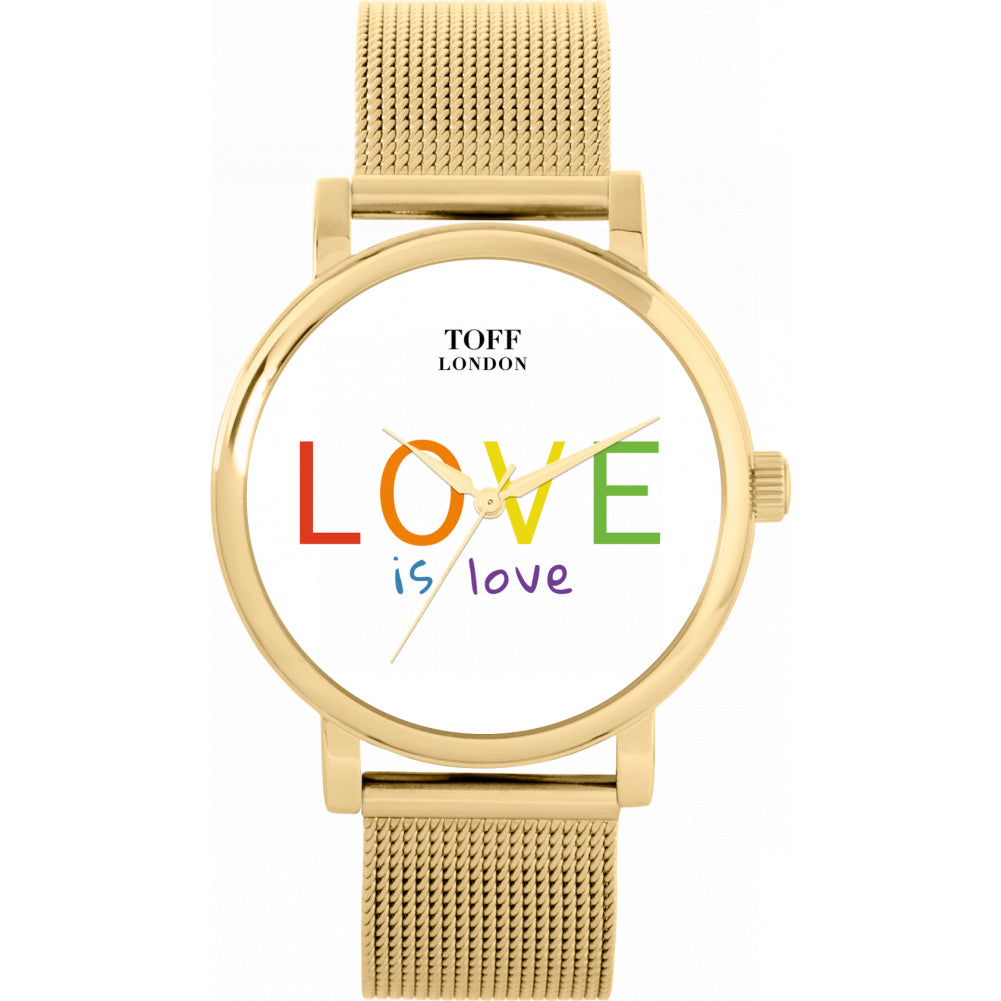 38mm Pride Love is love Watch