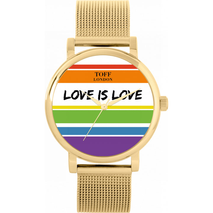 38mm Pride Love Is Love Watch