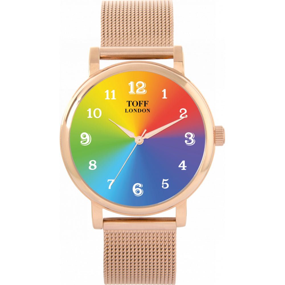 38mm Pride Ombre Arabic numerals Watch