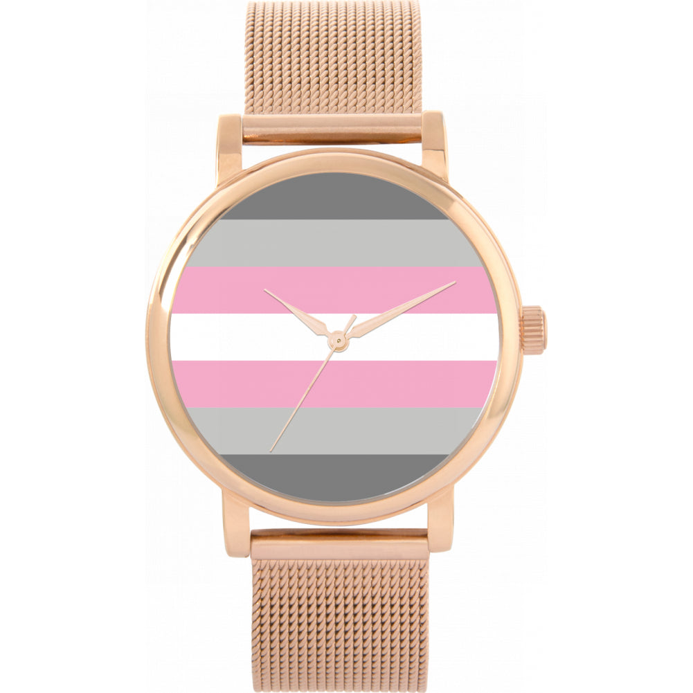 38mm Pride Girl Demigender Flag Watch