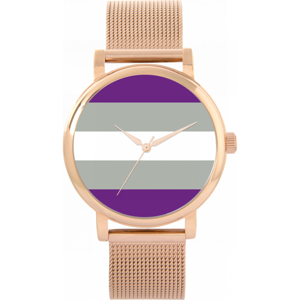 38mm Pride Greysexual Flag Watch