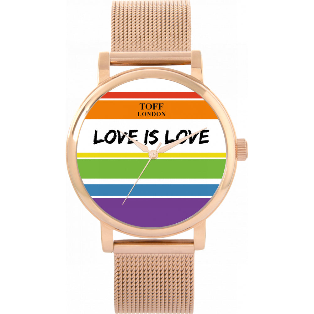38mm Pride Love Is Love Watch