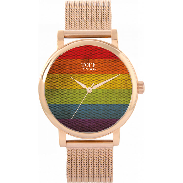 38mm Pride Vintage Rainbow Watch