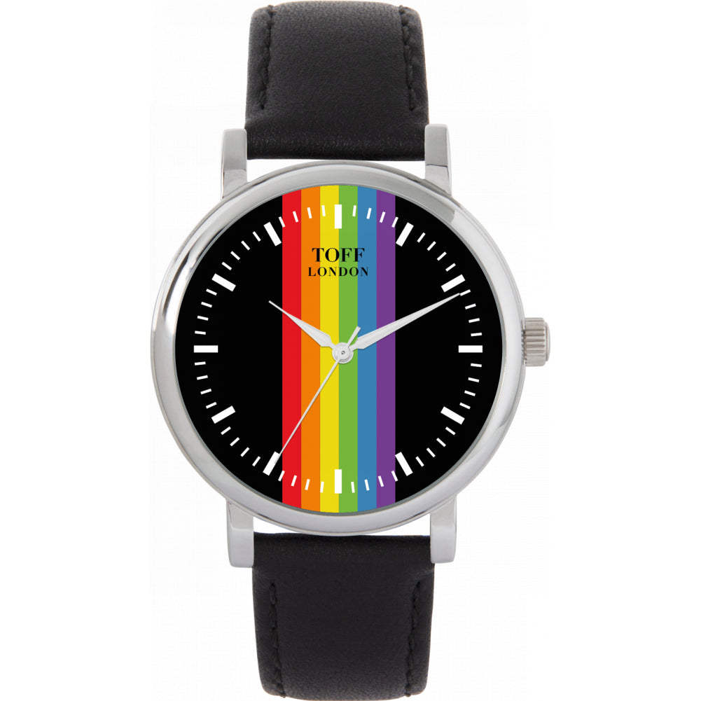 38mm Pride Linear Black Batons Watch