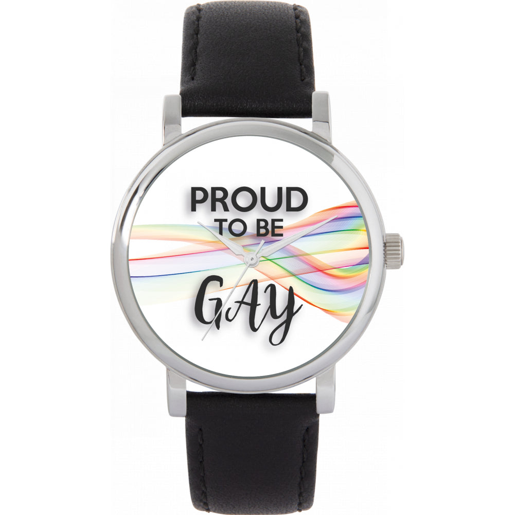 38mm Pride Rainbow Ribbon Proud Watch
