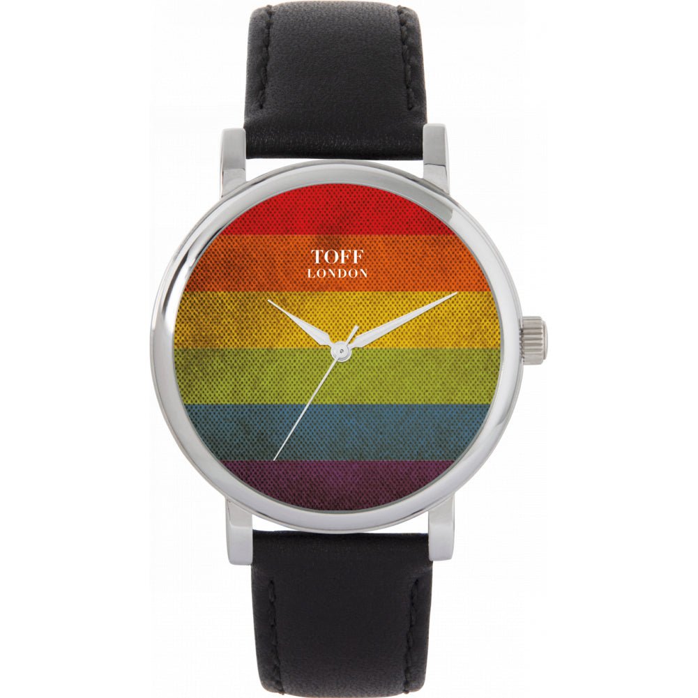 38mm Pride Vintage Rainbow Watch