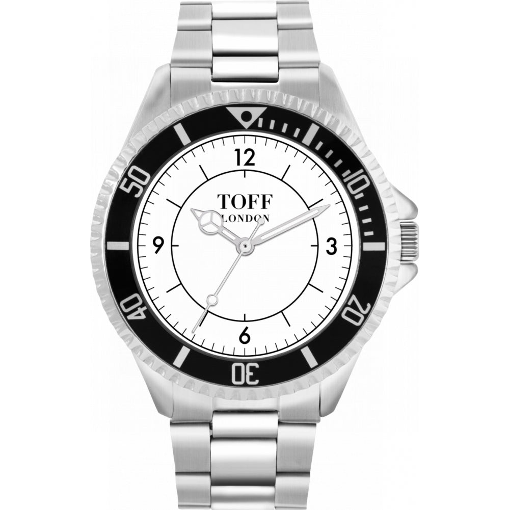 Mens Traditional White Batons Watch